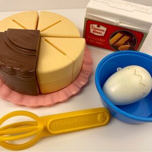 Fisher Price Fun With Food Cake Baking Fun Duncan Hines Cake 1987 INCOMPLETE
